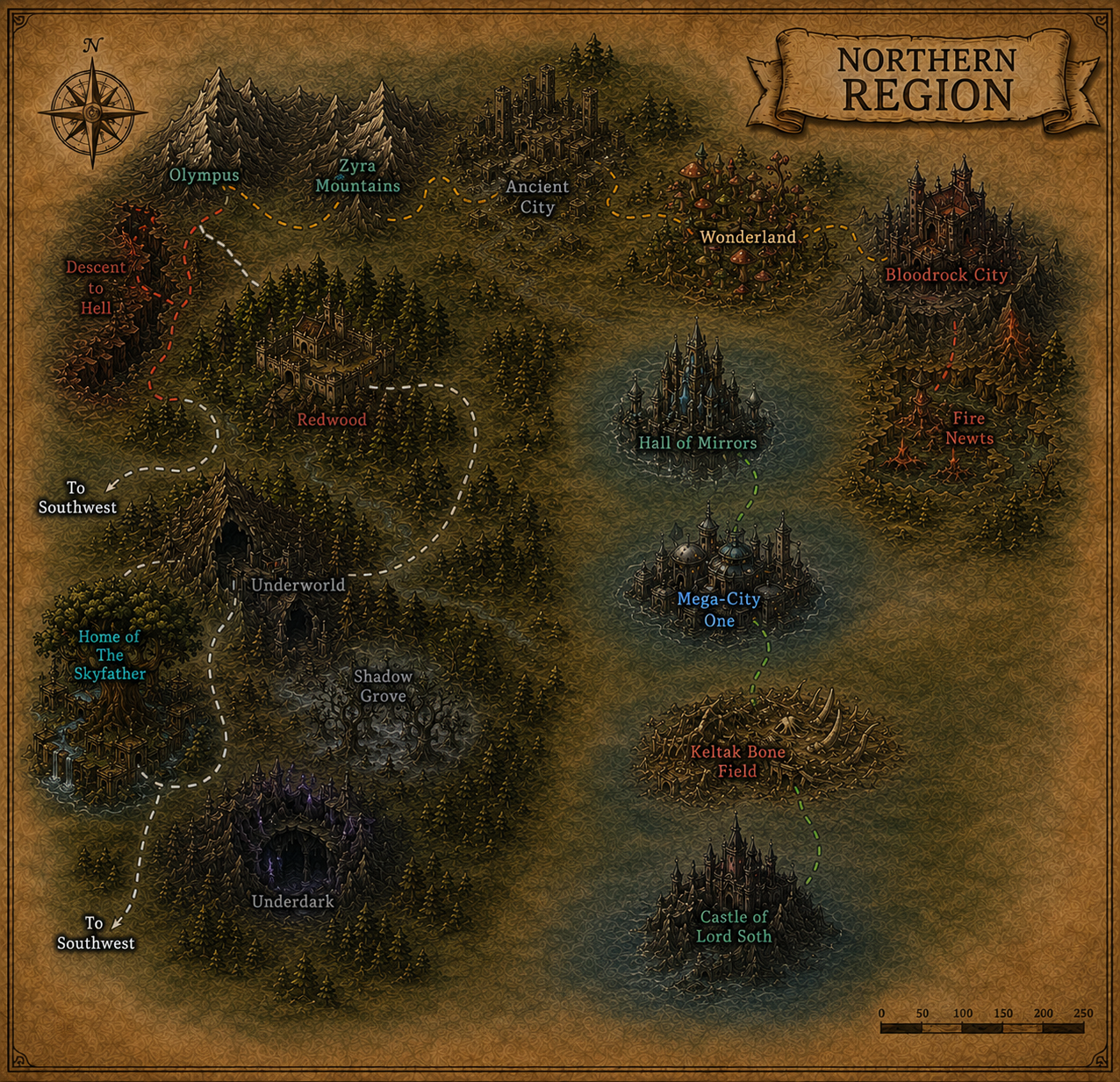 map-northern map